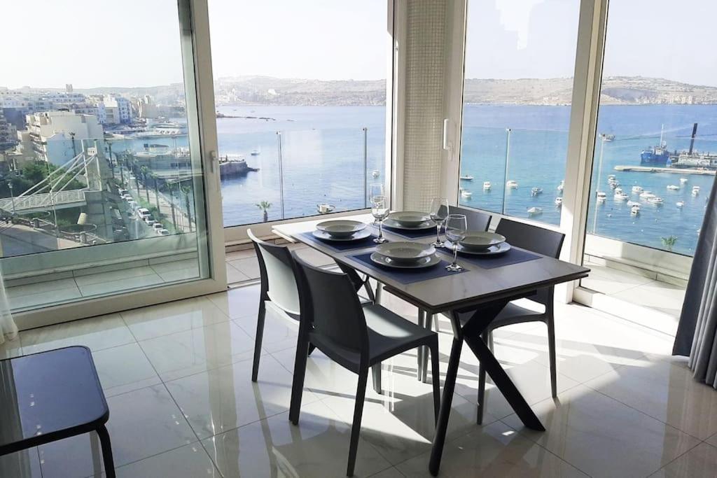 New Seafront Apartment - Spectacular Views St. Paul's Bay Exteriér fotografie