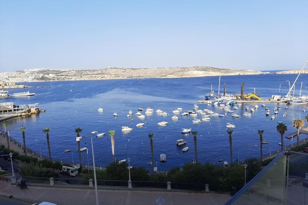 New Seafront Apartment - Spectacular Views St. Paul's Bay Exteriér fotografie