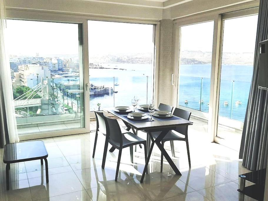 New Seafront Apartment - Spectacular Views St. Paul's Bay Exteriér fotografie